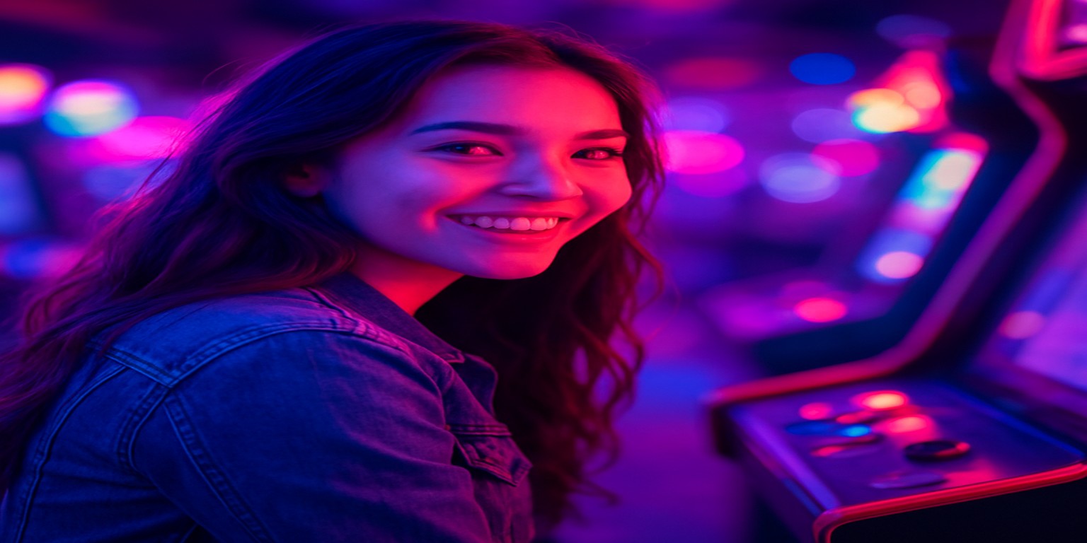 bk3-এ গেম উপভোগ করছেন একজন নারী